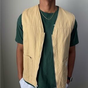 Pacific Sunwear Beige Men's Vest